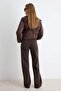Kahverengi Yüksek Bel Wide Leg Jeans TWOAW26JE00084 - 4