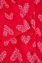 Kırmızı %100 Pamuklu Leopar Kalpli Örme Pijama Takımı THMAW25PT00142 - 6