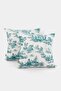 2-Piece Vintage Themed Throw Pillow Cover Set Tphss26Kkk00010 - 2