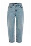 Açık Mavi %100 Pamuk Yüksek Bel Barrel Jeans TWOAW27JE00085 - 5