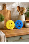 2-Piece Dishwashing Sponge Sponge Double-Sided Smiling Face Sponge Magic Sponge Multi-Purpose Cleaning Sponge - 2
