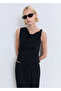Asymmetrical Draped Halterneck Blouse - 7