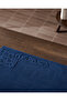 Orlena 100% Cotton Foot Towel - Navy Blue - 50X70 cm - 3