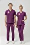 Ebe Uniform Stretch Fabric Scrubs Suit Unisex Byzantium Compliant with New Regulation