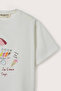 تيشيرت مطبوع عليه Happy Ice Cream - 6