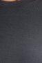 Women's Slim Fit Slim Cut Cotton Short Sleeve Crew Neck Gray T-Shirt Blouse - 5