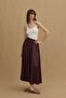 Multi Piece Skirt Burgundy