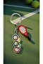 Miyuki Beads Handmade Olympic Flag and Tennis Racket Keychain/Bag Charm 1 - 3
