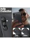 Samsung Galaxy S24 Plus Camera Lens Protector Tempered Glass Curved Black Frame Anti-Scratch-Black