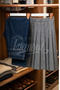 Business Class a Quality 3 Pieces Rose Hook Laminated Wooden Clothes Hanger with Pegs Trouser Hanger Skirt Hanger - 7