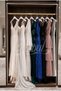 Business Class 44 cm Gold Italian Hook 5 Pieces Wedding Dress Hanger Clothes Hanger Evening Dress Hanger Wooden Hanger - 7