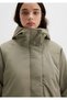 Hooded Khaki Jacket Loose Fit / Relaxed Fit 1110762-71818 - 5