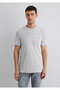 Logo Printed Gray T-Shirt Slim Fit / Slim Fit 0610360 -70075 - 4