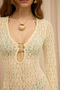 Caroline Lace Yellow Long Dress - 7