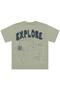 Explore Printed T-Shirt for Ages 10-13 - Gray - 2