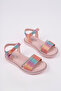 Girl's Orthopedic Velvet Rainbow Bow Sandals - 2
