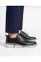 Genuine Leather Men's Casual Black Shoes Laceless Elastic Orthopedic Lightweight Comfortable Sturdy 450 - 4