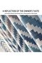 2-Piece Corrugated Paper Print Blackout Curtains, Perforated 1.4x2.4m - 4