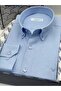 Slim Fit Long Sleeve Cotton Gift Boxed Easy Iron Men's Shirt Fs-002225 - Blue - 3