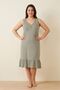 Women's Patterned Sleeveless Dress - 2