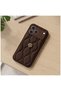 Apple iPhone 17 Pro Max Compatible Case Camellia Leather Case Brown - 4