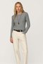 Simit Yaka İnce Fitilli Blouse - 2