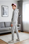 Full-Zip Monte Carlo Monaco Unisex Hooded Oversize Elastic Leg Tracksuit Set - 6