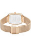V267Lxvimv Quartz Wicker Rose White Dial 27 mm Women Wrist Watch - 5