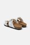 Lily White Color Orthopedic Cork Sole Slippers - 8