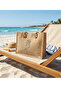 Organic Straw Beach and Daily Shoulder Bag Parrot - 3