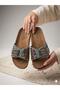 Pienn 20050 Pedli Anatomical Comfortable Stones Beaded Women's Slipper