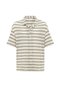 Oversize striped knitwear t-shirt