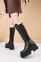 Carel 607 Black Stretch Platform Women's Boots - 3
