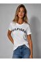 Varsity Chest Embroidered Regular Fit Women's T-Shirt - 2