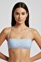 Women Printed Padded Bikini Top, Multicolor