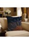 Dark Brown Botanical Patterned Double-Sided Throw Pillow Cover Set of 6 43X43 - 4
