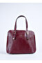 Burgundy Women's Leather Shoulder Bag Carbyn02 Lzr