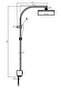 Tiera Bathroom Faucet 469+Tiera Column Mounted Overhead Shower Set 012 Set of 2 - 6