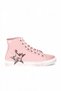 Dusty Rose Leather Women's Printed Sports Boots 01Wr1806