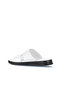 White Leather Men's Flat Slippers 25Mt2488 - 4