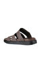 Brown Nubuck Men's Flat Slippers 11t23447 - 4
