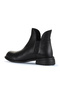 Black Leather Women's Heeled Boots 01Wd1900 - 4