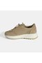 Women's Mink Lace-Up Leather Detailed Sports Shoes - 3
