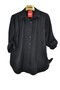 Plus Size Workwear Poly Linen Shirt - 6