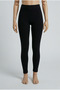 Large Size Women's Black Thermal Tights - 2