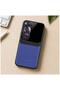 Oppo A60 Compatible Case Lens Leather Case Navy Blue - 4
