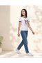 Senior Girls White Embellished T-shirt - 2