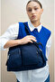 Women's Shoulder Bag - Navy Blue Byn2336 - 3