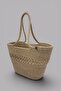 Straw Jute Women's Shoulder Bag, 100% Handmade, Cotton, Vegan, Jute Straw Beach Bag - 4