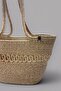 Straw Jute Women's Shoulder Bag, 100% Handmade, Cotton, Vegan, Jute Straw Beach Bag - 3